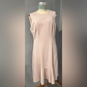 Elie Tahari Soft Pink Sleeveless fit and flare Dress